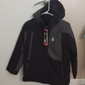 Boy’s Spyder winter coat, size M 10/12